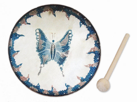Frame Drum Butterfly- J055 - Indonesia