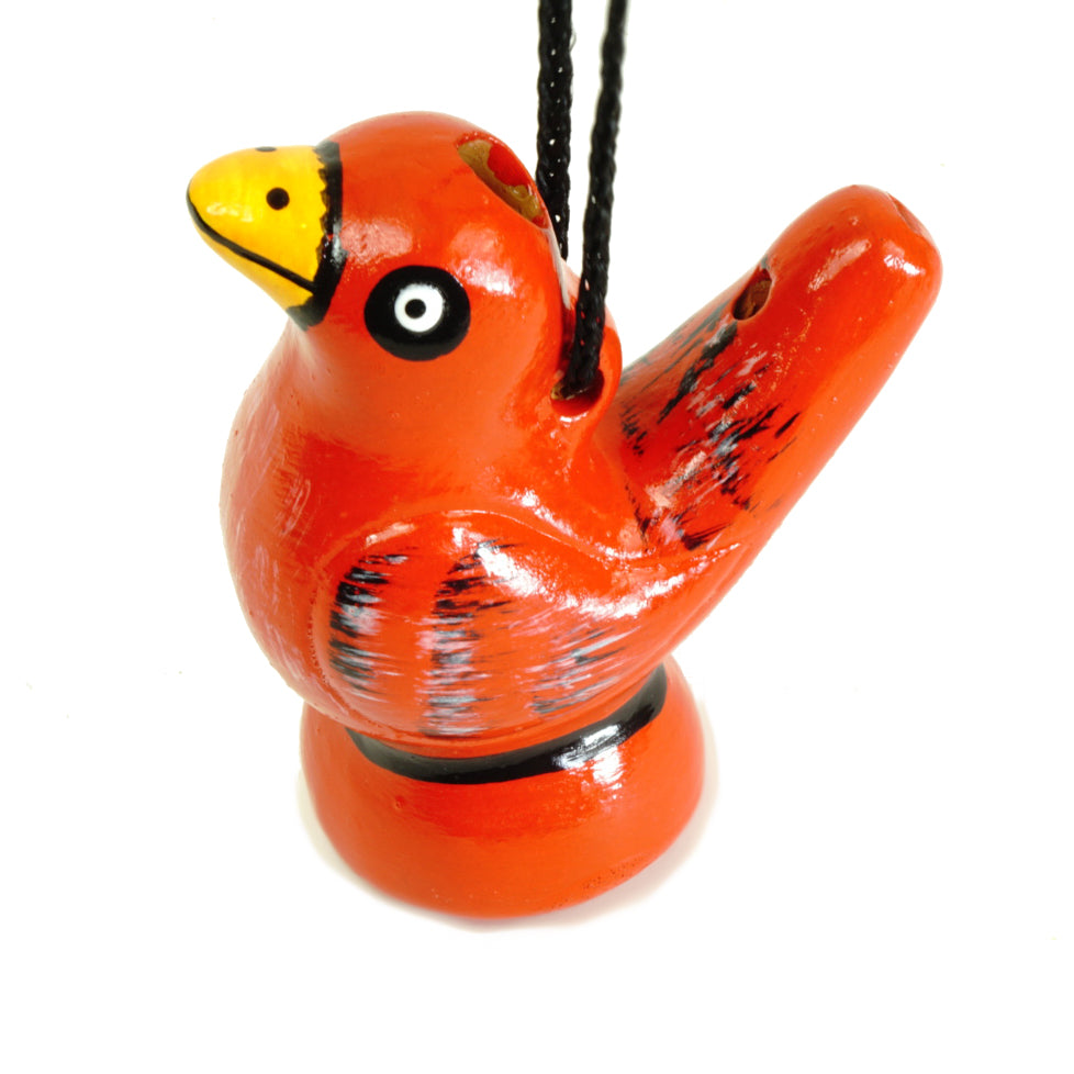 Red Cardinal Water Whistle - Set of 4 -W004R