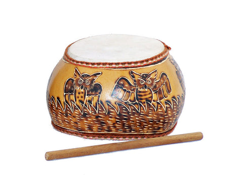 Owl's Nest Gourd Drum  - J0258