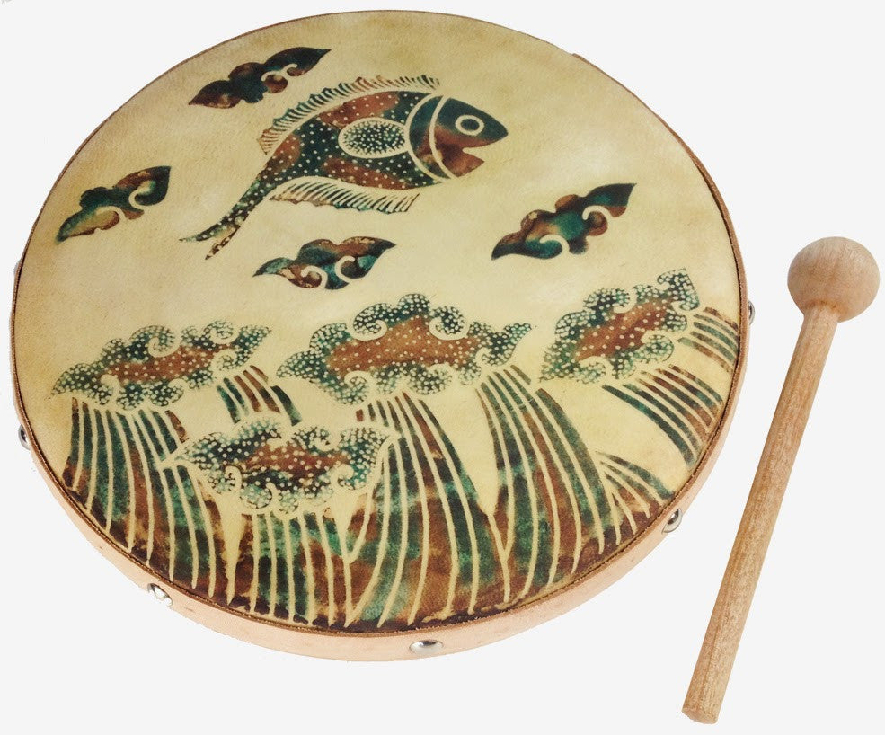 Frame Drum Jumping Fish - J0522